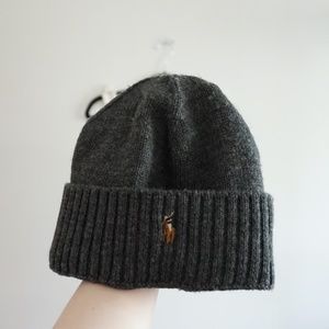 Polo Ralph Lauren Cuffed Beanie Gray